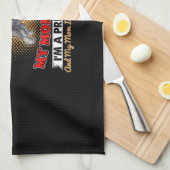 Ich sage dir, ich bin kein kleiner Schnauzer Geschirrtuch (Viertel Falte)