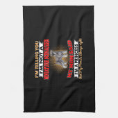 Ich sage dir, ich bin kein kleiner Schnauzer Geschirrtuch (Vertikal)