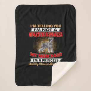 Ich sage dir, ich bin kein kleiner Schnauzer Sherpadecke