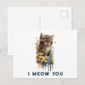 Ich sage dir, Kitty Postkarte (Vorne/Hinten)