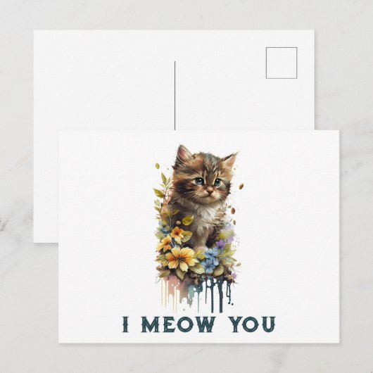 Ich sage dir, Kitty Postkarte (Vorne/Hinten)