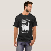 Ich sage eine Menge schlechter Worte lustige Cat G T-Shirt (Vorne ganz)
