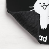 Ich sage eine Menge schlechter Worte lustige Katze Mousepad (Ecke)