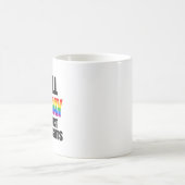 Ich sage "Homosexuell" und schütze die Transsrecht Kaffeetasse (Mittel)