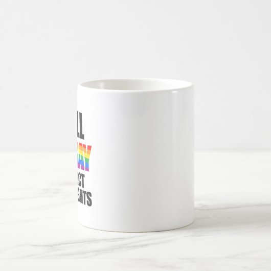 Ich sage "Homosexuell" und schütze die Transsrecht Kaffeetasse (Mittel)
