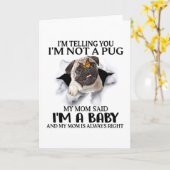 Ich sage Ihnen, ich bin kein Mops, ich bin ein Bab Karte (Gelbe Blume)