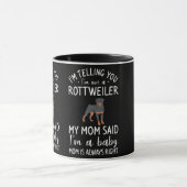 Ich sage Ihnen, ich bin kein Rottweiler, sagte mei Tasse (Zentrum)