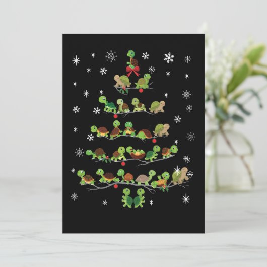 Ich sage Ihnen, ich bin keine Schildkröte, ich bin Dankeskarte (Stehend Vorderseite)