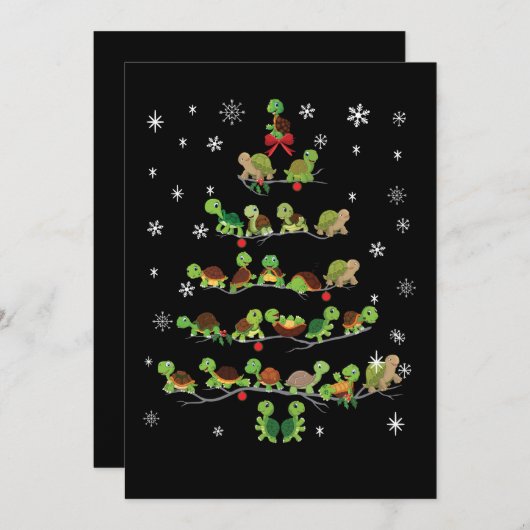 Ich sage Ihnen, ich bin keine Schildkröte, ich bin Dankeskarte (Vorne/Hinten)