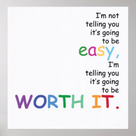 Ich sage Ihnen nicht, dass es einfach sein wird... Poster