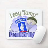 Ich sage Jump [173. Im Flugzeug] Mousepad (Mit Mouse)