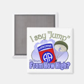 Ich sage "Jump" [82. Im Flugzeug] Magnet (Vorderseite/Rückseite)