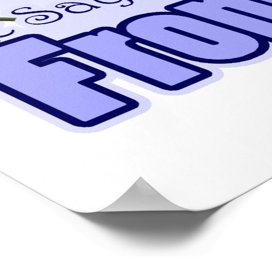 Ich sage "Jump" [82. Im Flugzeug] Poster (Ecke)