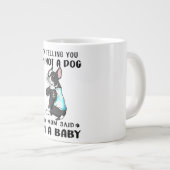 Ich sage mir, ich bin kein Hund, sagte meine Mama, Jumbo-Tasse (Vorderseite Rechts)