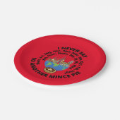 Ich sage nie nein... zu einem anderen Minzkuchen ( Pappteller (Schrägansicht)