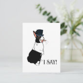 ICH SAGE POSTKARTE (Stehend Vorderseite)