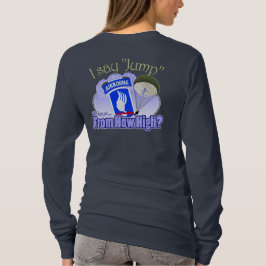 Ich sage Sprung [173. im Flugzeug] T-Shirt