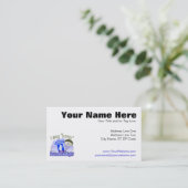 Ich sage Sprung [173. im Flugzeug] Visitenkarte (Stehend Vorderseite)