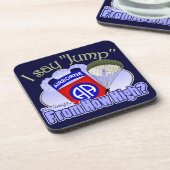 Ich sage Sprung [82. im Flugzeug] Untersetzer (Linke Seite)