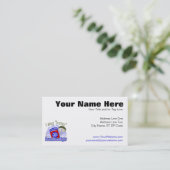 Ich sage Sprung [82. im Flugzeug] Visitenkarte (Stehend Vorderseite)