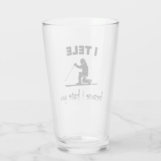 Ich sage, weil ich dich hasse glas (Rückseite)