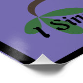 ICH SAGE, WEIL ICH GLÜCKLICH BIN POSTER (Ecke)