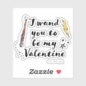 Ich sagte, du wärst mein Valentinin Aufkleber (Blatt)