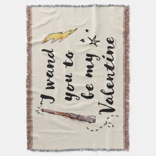 Ich sagte, du wärst mein Valentinin Decke (Vorderseite Vertikal)