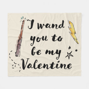Ich sagte, du wärst mein Valentinin Fleecedecke