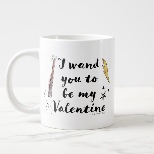 Ich sagte, du wärst mein Valentinin Jumbo-Tasse (Links)