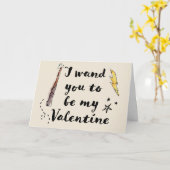 Ich sagte, du wärst mein Valentinin Karte (Gelbe Blume)