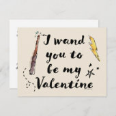 Ich sagte, du wärst mein Valentinin Mitteilungskarte (Vorne/Hinten)