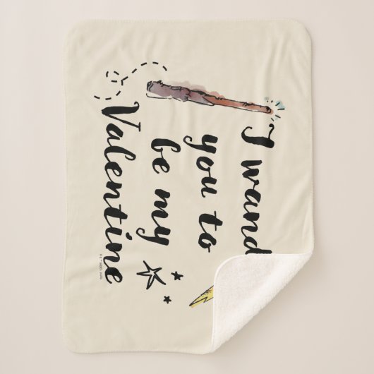 Ich sagte, du wärst mein Valentinin Sherpadecke (Vorderseite)