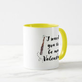 Ich sagte, du wärst mein Valentinin Tasse (VorderseiteRechts)