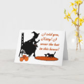Ich sagte Ihnen Miezekatze! Karte (Gelbe Blume)