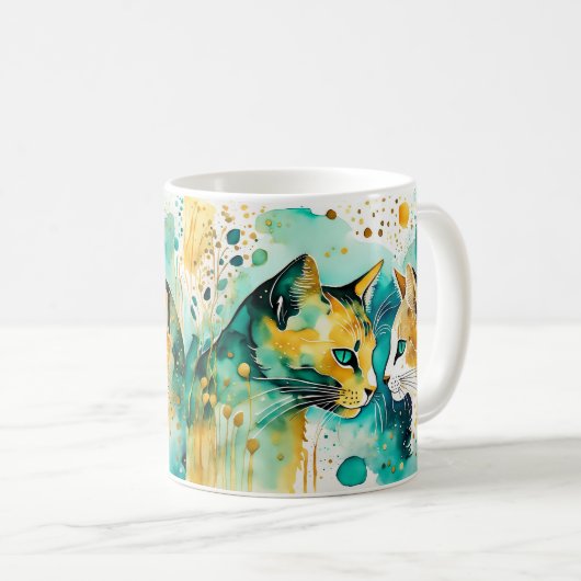 Ich sagte Ihnen: Verlass es allein Kaffeetasse (VorderseiteRechts)