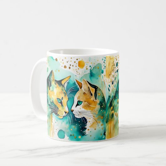 Ich sagte Ihnen: Verlass es allein Kaffeetasse (Vorderseite Links)