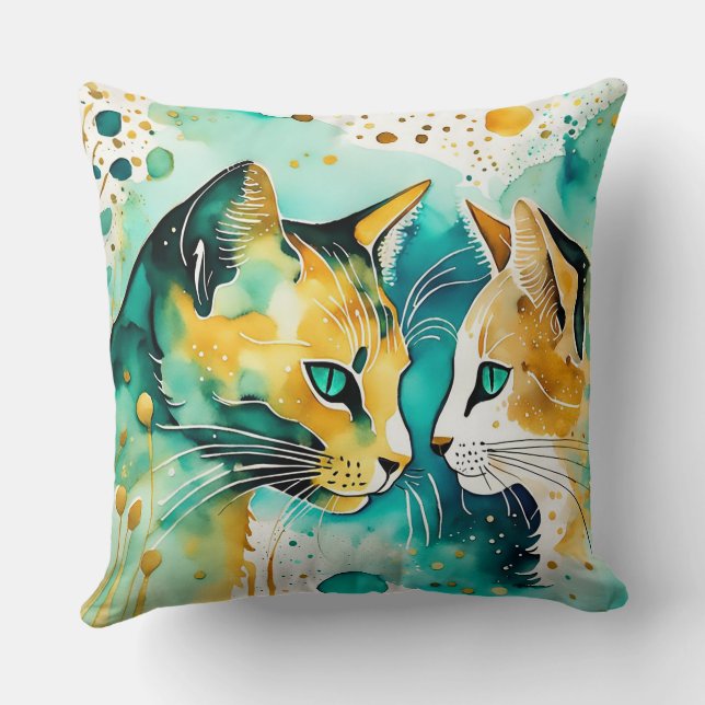 Ich sagte Ihnen: Verlass es allein Kissen (Rückseite)