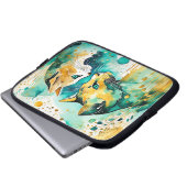 Ich sagte Ihnen: Verlass es allein Laptopschutzhülle (Vorne Knopf)