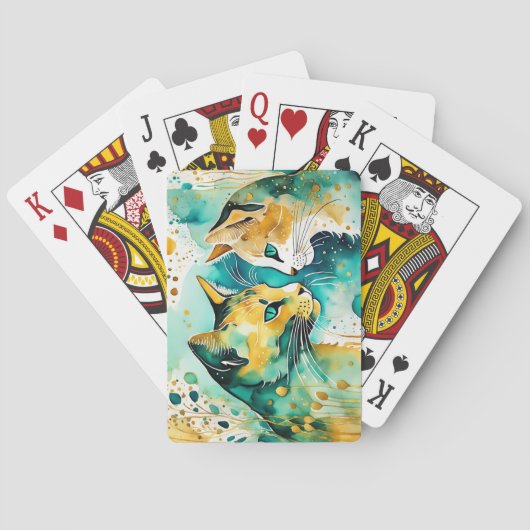 Ich sagte Ihnen: Verlass es allein Spielkarten (Rückseite)