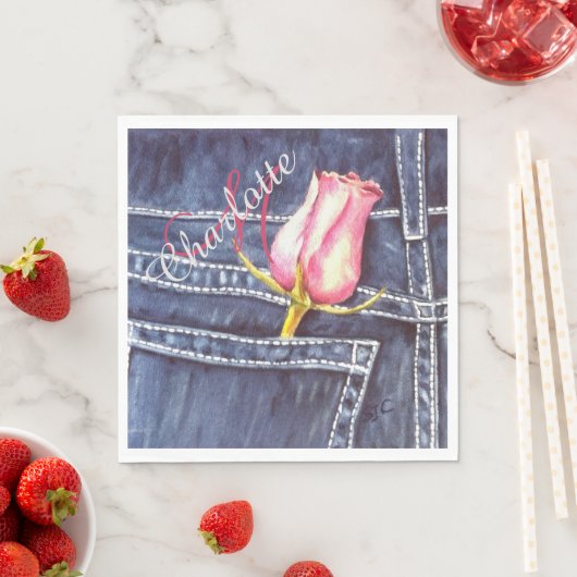 Ich sagte ja Party Serviette (Beispiel)