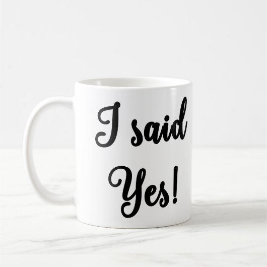 Ich sagte ja! Tasse (Links)