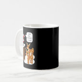 Ich sagte, Schmidt House Fun Xmas Santa Kaffeetasse (Vorderseite Links)