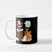 Ich sagte, Schmidt House Fun Xmas Santa Kaffeetasse (Links)