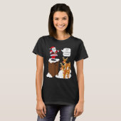 Ich sagte, Schmidt House Fun Xmas Santa T-Shirt (Vorne ganz)