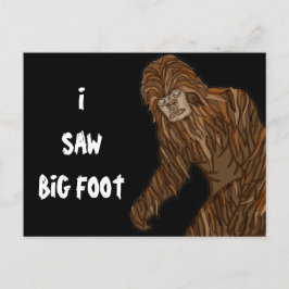 Ich sah Big Foot Postkarte