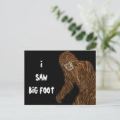 Ich sah Big Foot Postkarte (Stehend Vorderseite)