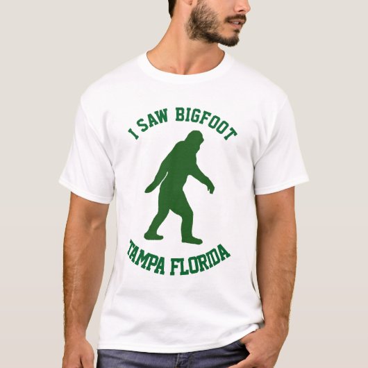 Ich sah Bigfoot Tampa Florida T-Shirt (Vorderseite)