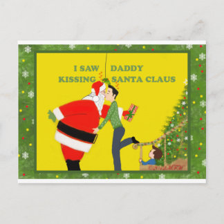 Ich sah Daddy Kissing Santa Claus Gay Weihnachten