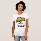 Ich sah das Bus Gray Women's T Shirt (Vorne ganz)